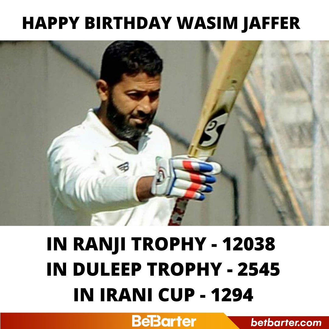 Happy Birthday to Wasim Jaffer !!  