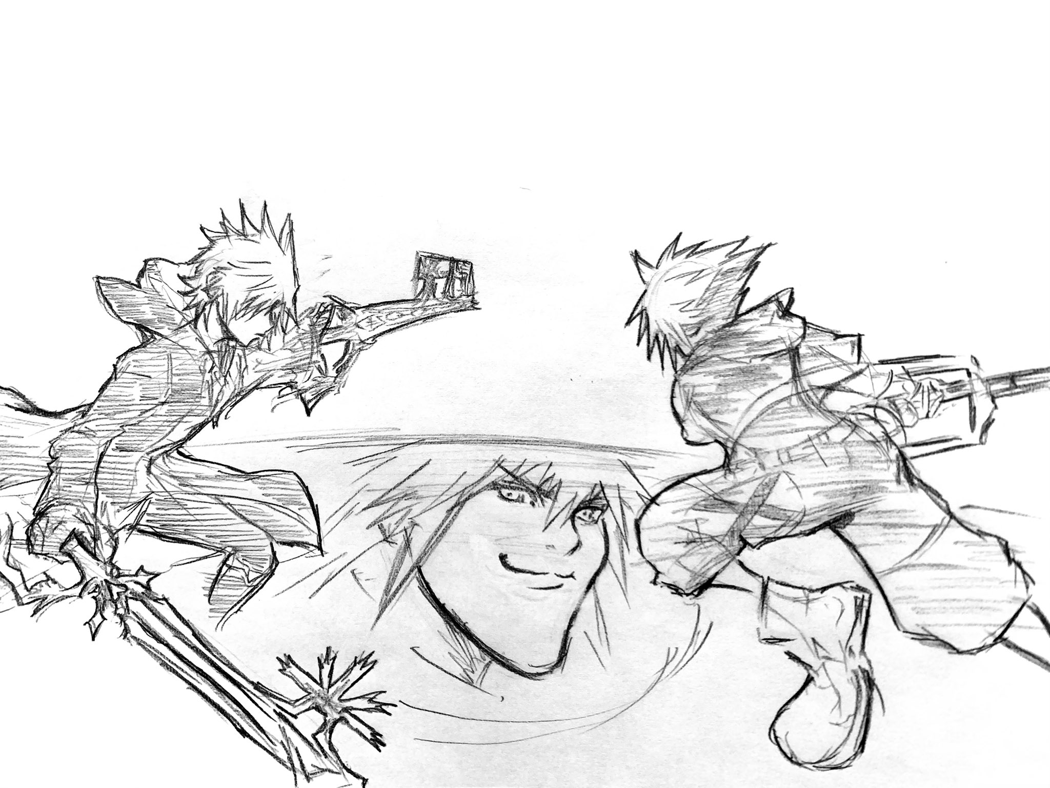 ずや あれっ かっこいいシーンのはずなのに キングダムハーツ Kingdomhearts 顎 T Co Ljdxctb5dw Twitter