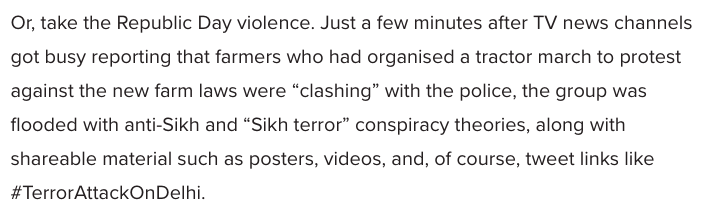 NL would like us to believe that KP started an Anti-Sikh, Sikh terror trend. To prove their point they share the collage. None of the images in the collage have anti-Sikh text, nor are they pointing to Sikh terrorism. So much for 'fake news'. 