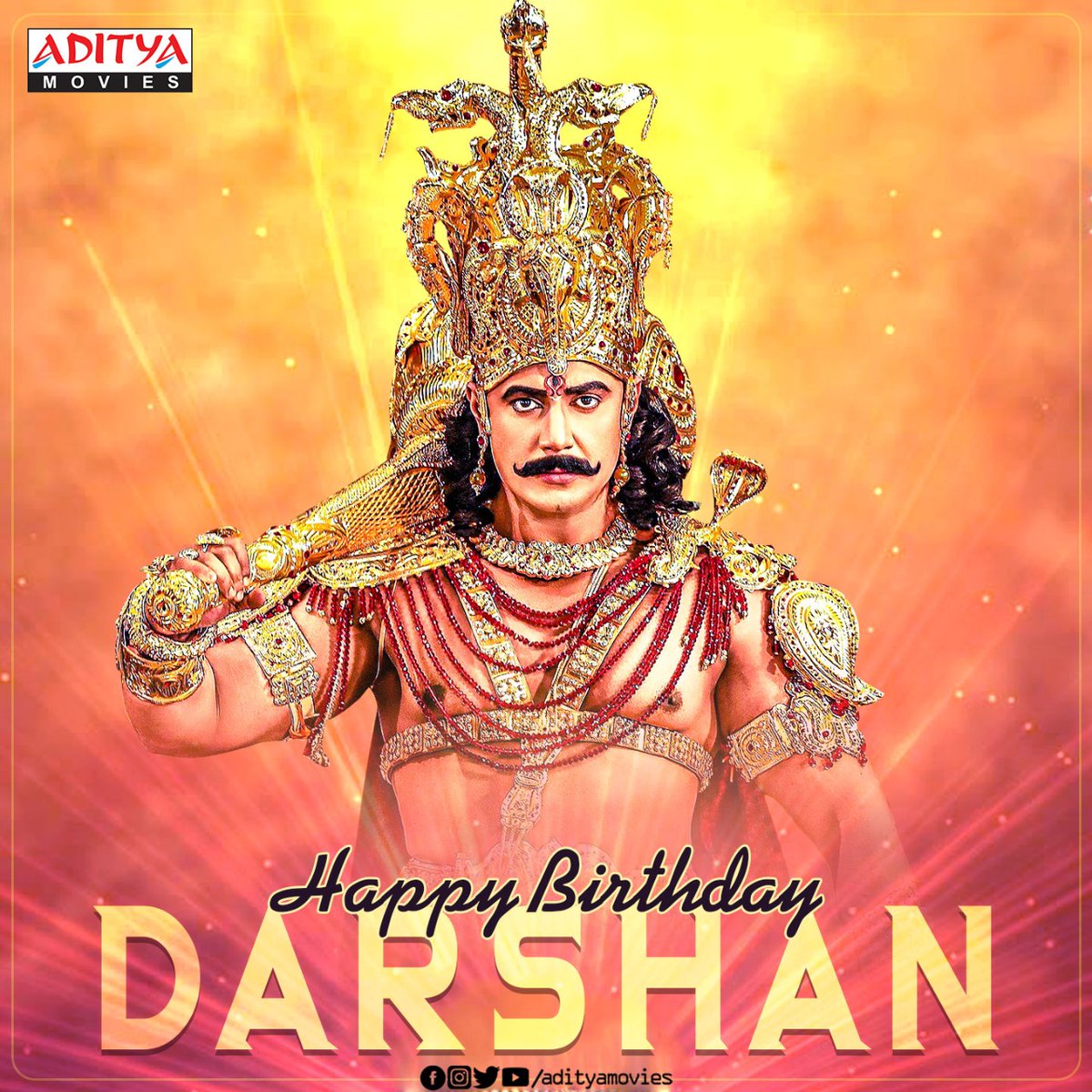 Here's Wishing The Challenging Star @dasadarshan A Very Happy Birthday! Wishing You A Blockbuster Year Ahead 😎⚡

Enjoy #Kurukshetra Movie Here
youtu.be/pXYvnGFqGXU

#HBDDboss #HappyBirthdayDBoss
#HappyBirthdayDarshan