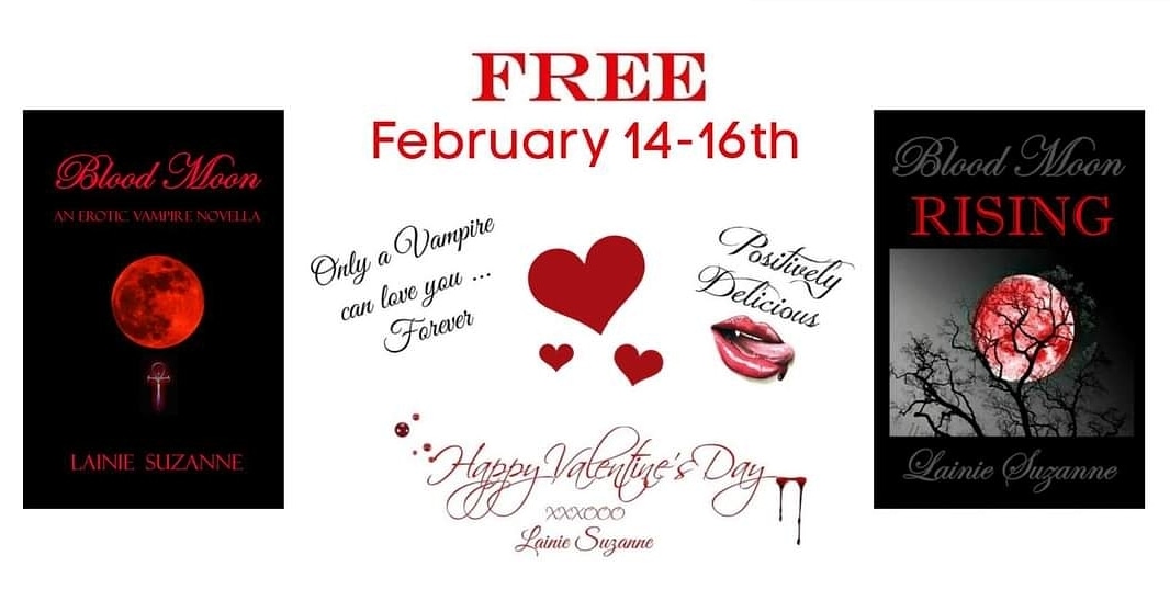 LainieSuzanne's tweet photo. Blood Moon &amp; Blood Moon RISING are #FREE 

Blood Moon - https://t.co/moxxq22V21

Blood Moon RISING - https://t.co/segqE2u2sx

#vampires #alpha #provocative #romance #share https://t.co/k2ckUxINCT