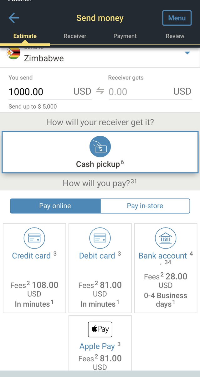 Remittances are incredibly expensive. The pandemic has made it even more expensive to send money to Africa.  @WesternUnion charging $81 to send $1,000 to Zimbabwe is madness. Costs $2.99 to send the same amount to the UK, $7 to send to India & $25 to Rwanda. Why the differences?