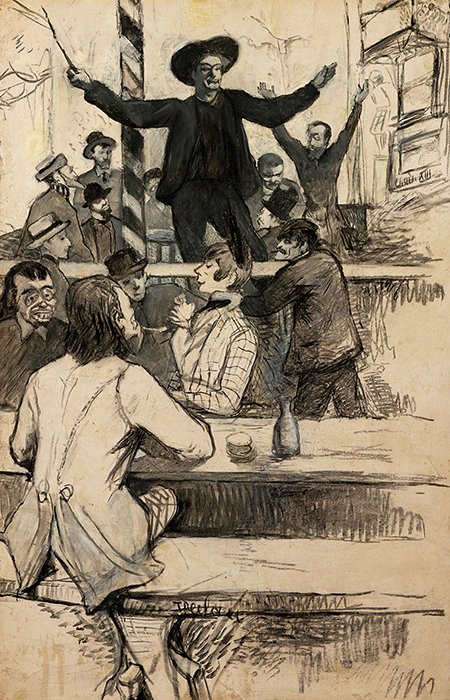 パブミラー　ロートレック 先日、三菱一号館美術館から返ってきましたロートレック作「ルイ13世風