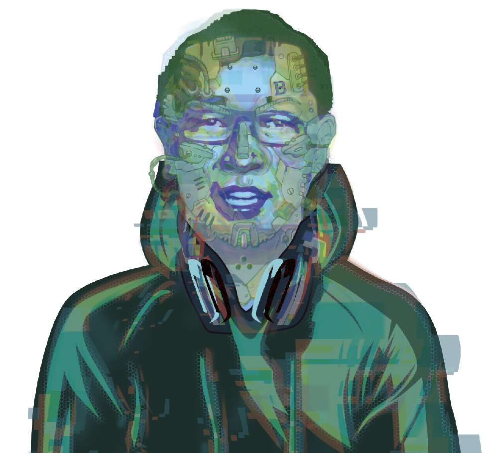 The cypherpunk portraits combine aesthetics from old-school depictions of futuristic people with a bit of gear with how I see each character fitting into the greater scheme of bitcoin's creation & the role they played in that.