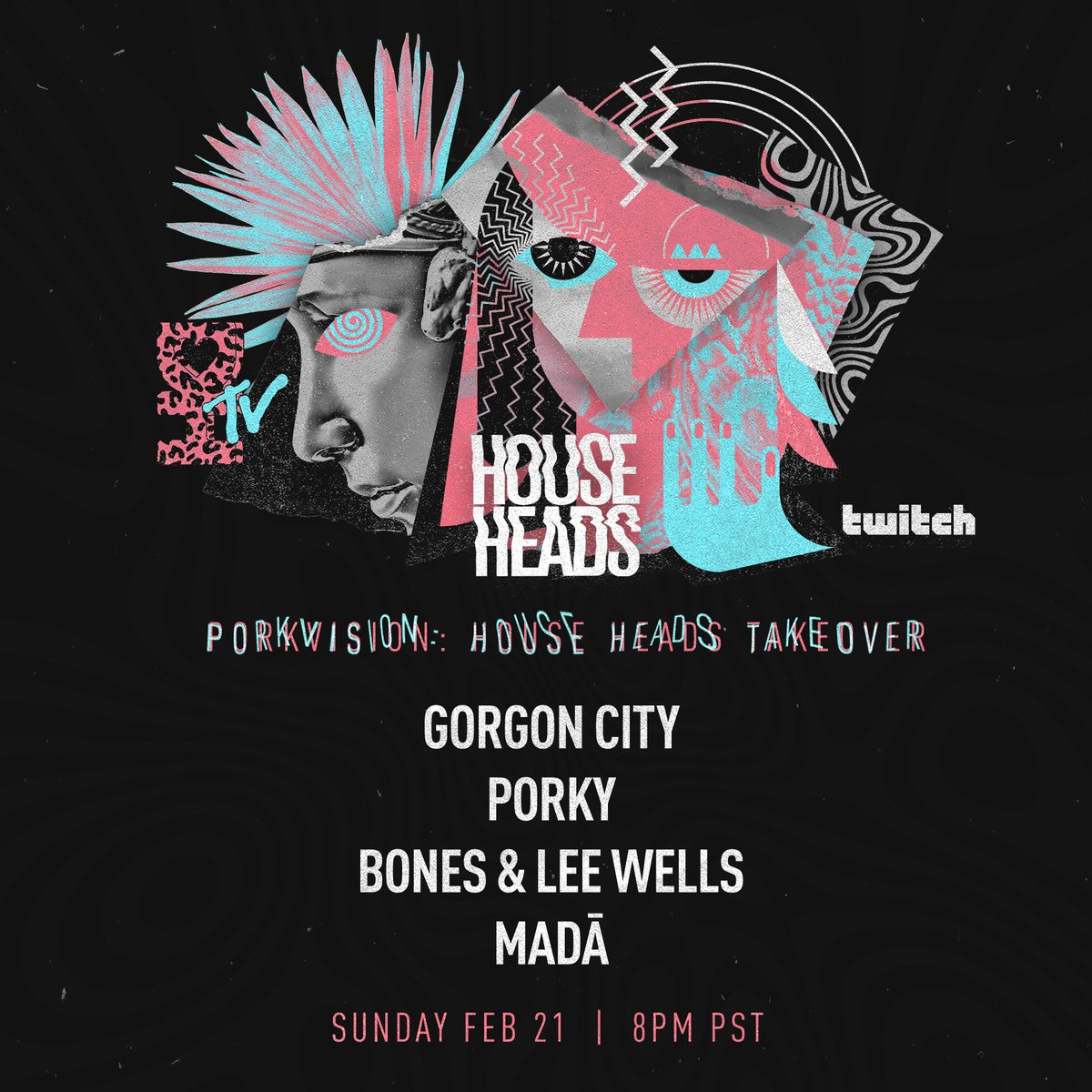 trevorBONES (@trevorbones) on Twitter photo CATS OUTTA THE BAG – this Sunday #HouseHeads takes over <a href="/DesertHearts/">DESERT HEARTS</a> twitch channel for a STACKED night from top to bottom.
Tune in at 8pm pst, this is gonna be fun y'all 😎
#DHTV #porkvision CATS OUTTA THE BAG – this Sunday #HouseHeads takes over <a href="/DesertHearts/">DESERT HEARTS</a> twitch channel for a STACKED night from top to bottom.
Tune in at 8pm pst, this is gonna be fun y'all 😎
#DHTV #porkvision