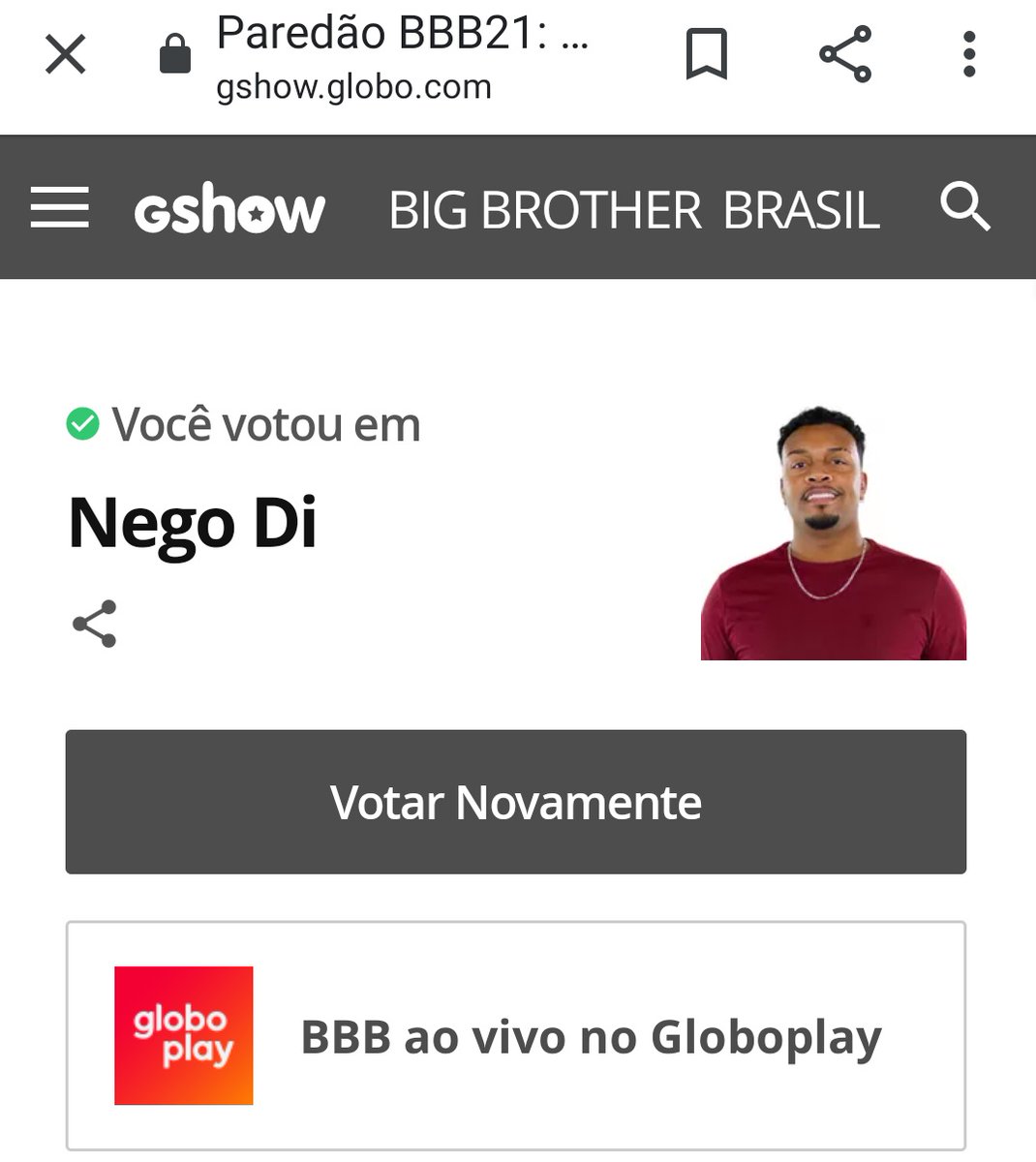 ValentsMed's tweet photo. Cooperando para a saída do nego Di amanhã! #adeusnegodi
#BBB2021 #NEGODIELIMINADO https://t.co/ANPrc21bDn