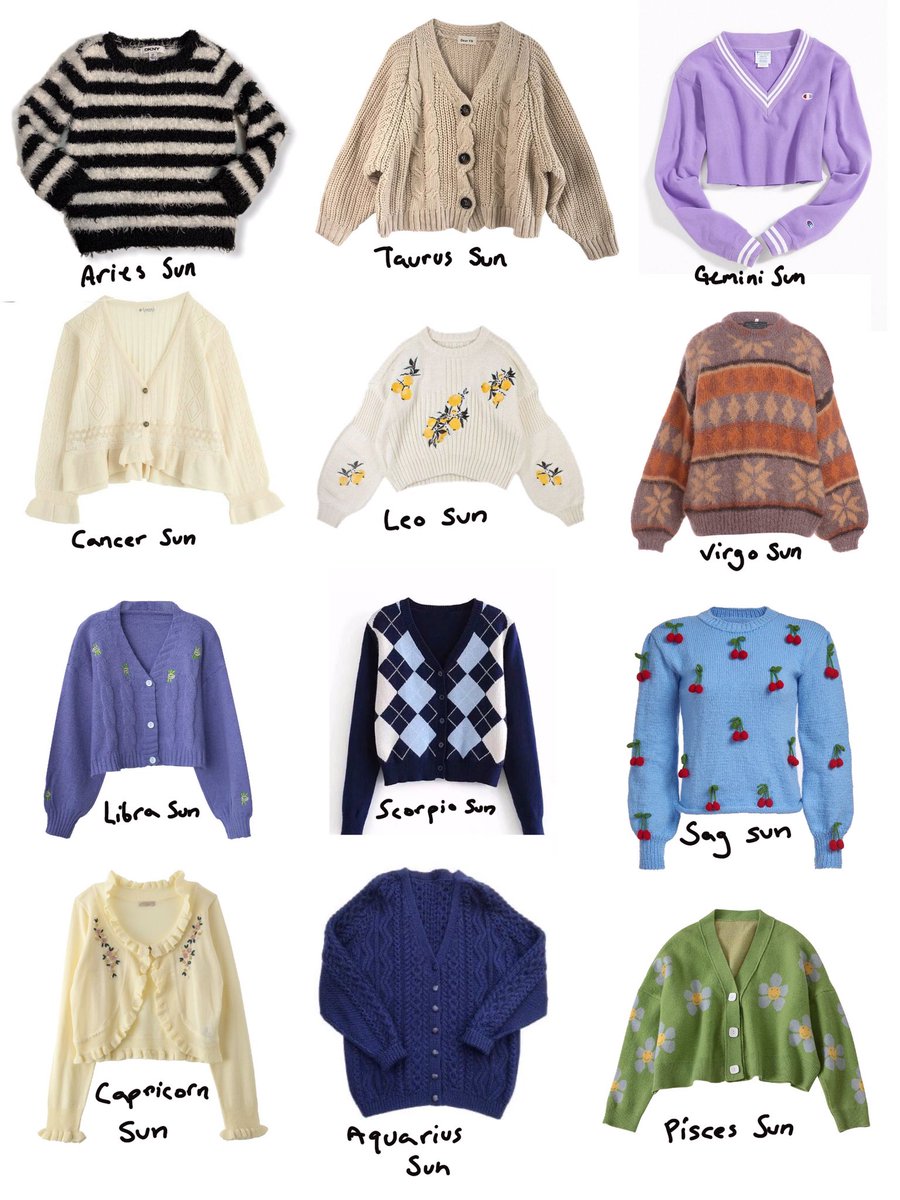 magstrology's tweet image. Make an outfit out of these