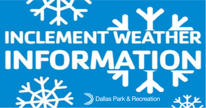 DallasParkRec's tweet photo. Due to inclement weather, #DallasParks Recreation Centers and administrative offices will be closed Tuesday, February 16th. Check out our #RecAtHome program for a variety of activities to do with the family while safe and warm at home! https://t.co/3XJYqBRTgb #FamilyFun #SnowDay https://t.co/wkloex6g9s