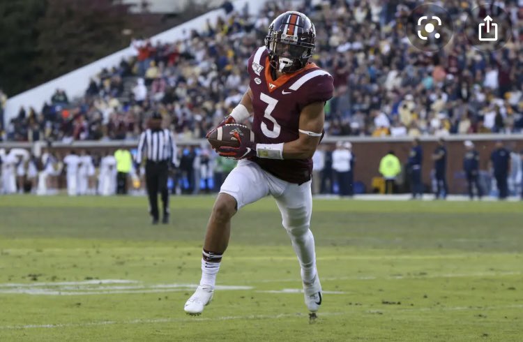 DarcoPerkins's tweet photo. I am Blessed to receive an offer from Virginia Tech University!⚪️🟠#Gohokies 
@CoachLecht @HokiesFB @BuckFitz @NCEC_Recruiting @CSmithScout @NatlPlaymkrsAca @Porter_Thomas26 https://t.co/K1YkX3vmYi