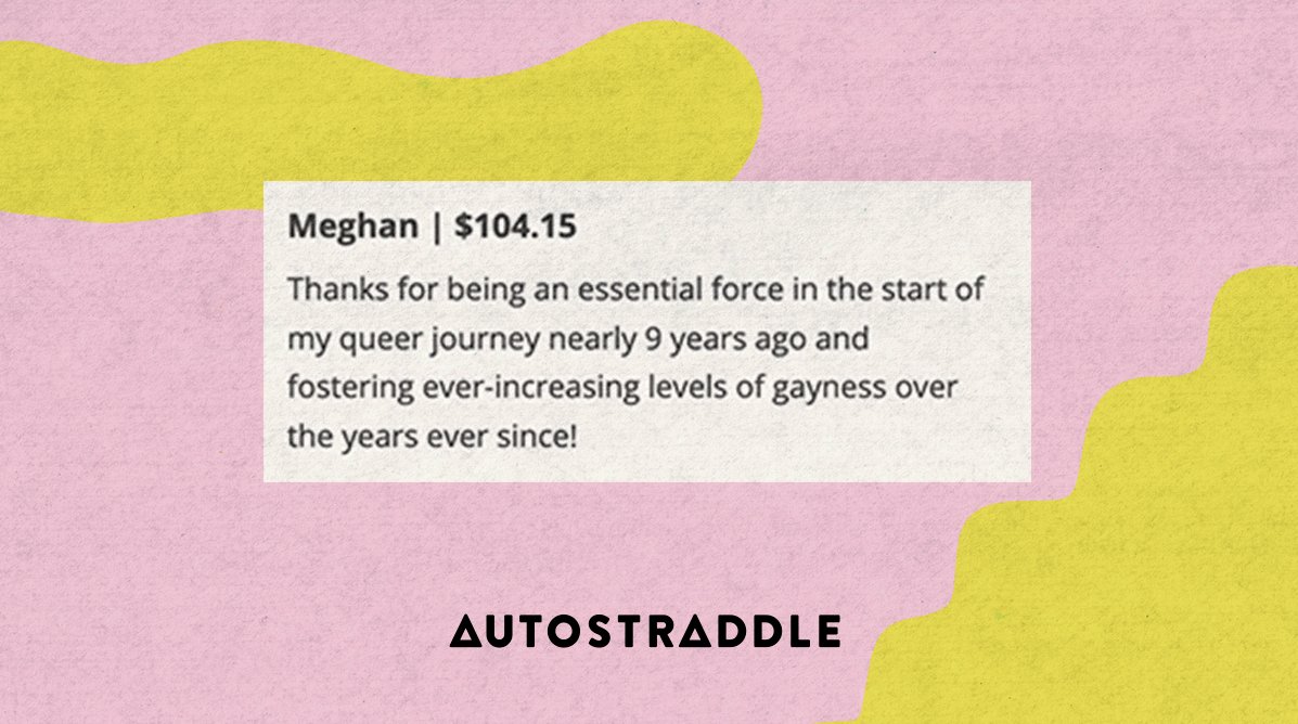 When you support us, your money remains 100% gay, paying for the labor of dozens of queer and trans folks from editorial to social media to tech infrastructure and SEO.
