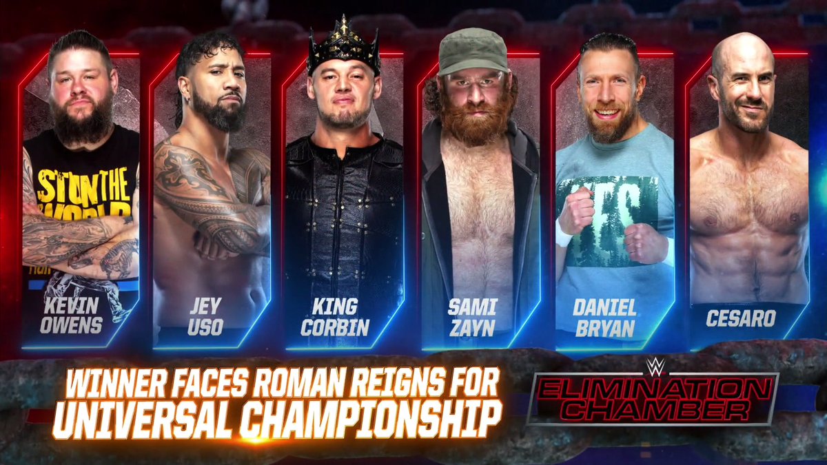 Updated Betting Odds Elimination Chamber