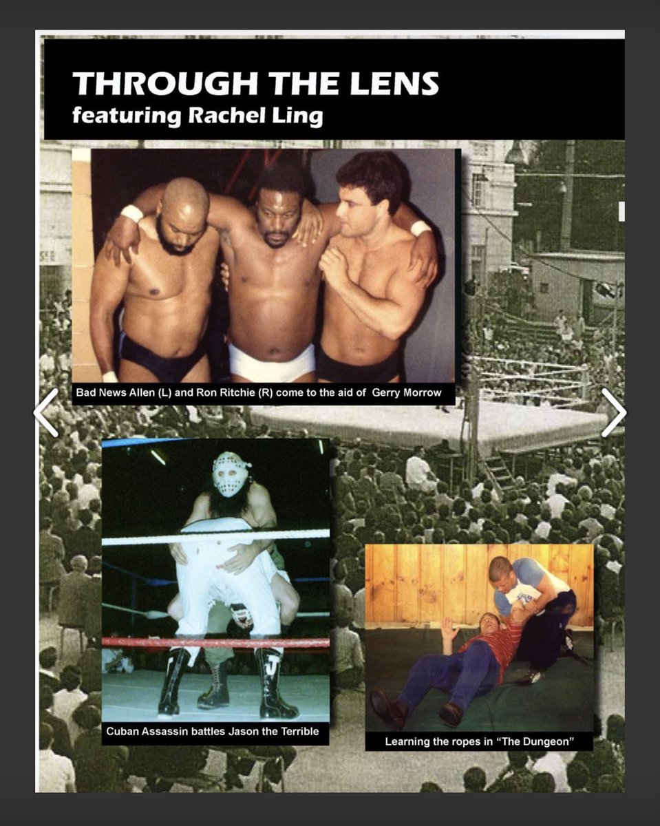 Rachel072967's tweet photo. The two pages displaying some of my favourite photos I’ve taken through the years featured in The Ear, Cauliflower Alley Club’s official newsletter out of Las Vegas. https://t.co/xeXKevYh8i