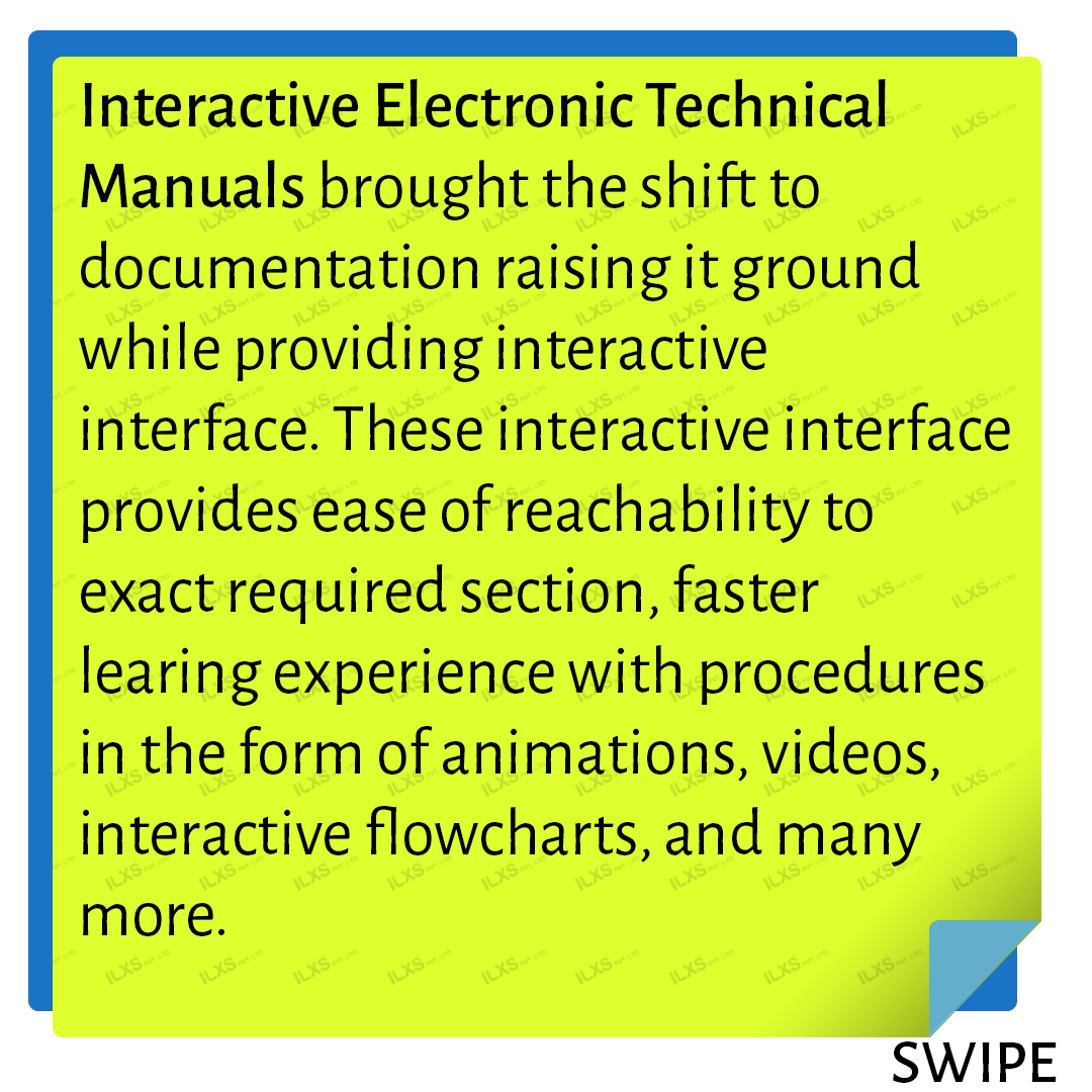 ilxs_india's tweet photo. Evolving Documentation.
-#ILXS
#Documentation #IETM #TechnicalDocumentation #Interactive #IETP #DocumentationManagement #Defence #SystemHandling #ComputerBasedTraining https://t.co/MYNdir606B
