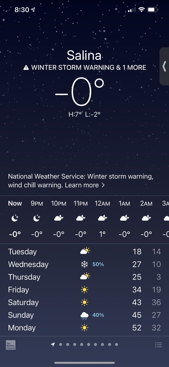 AmandaLynne1526's tweet photo. Hey @weatherchannel , can we get this fixed please? No such thing as -0.
#WinterStorm2021 #MathFail #MathTeacherProblems https://t.co/agertDrW6W