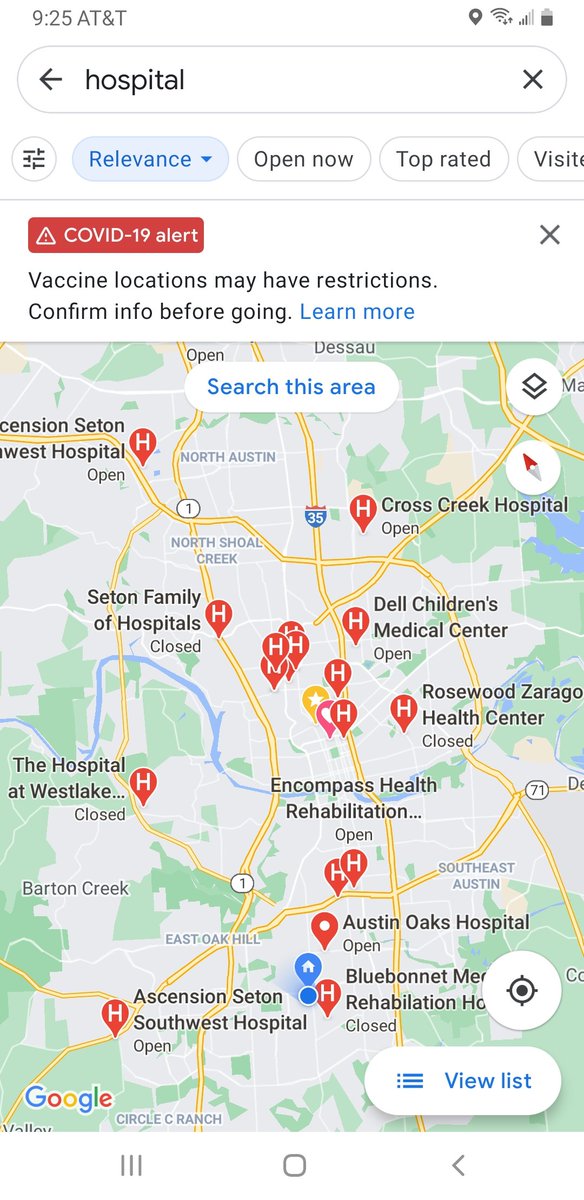 See quick Google searches that once again demonstrate the I-35 divide