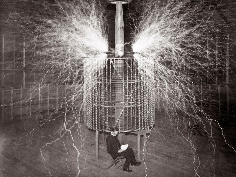 First the MUST KNOW - Cosmic Rays vs Sunspots.One cosmic ray can have as much energy as a lightning bolt, and all of that is packed into a single proton (hydrogen nucleus), or some other heavier atom.A weak cosmic ray is more like this Tesla coil, ~1/2 million volts: