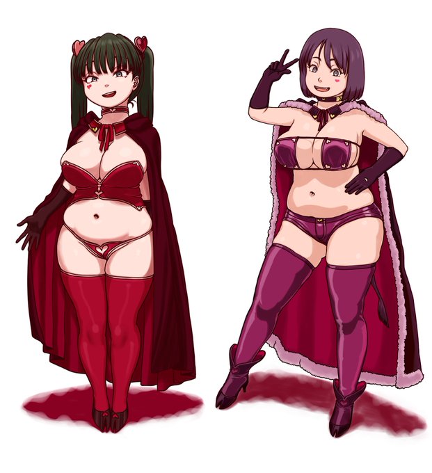 スーパーグラドルスーパーヴィランズ
水着とマント描きたい欲望を丁寧に出力した結果 