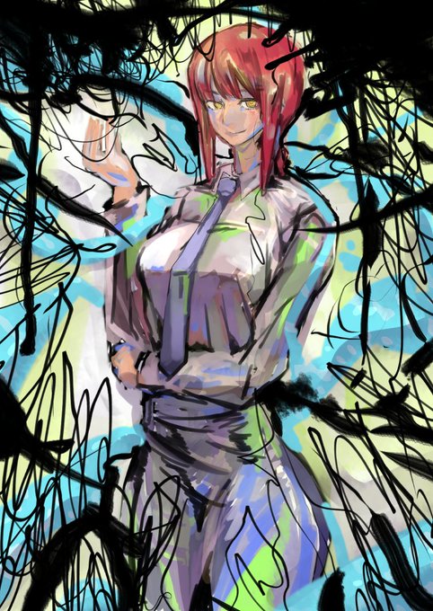 なんか結果的にワンドロになったマキマさん 