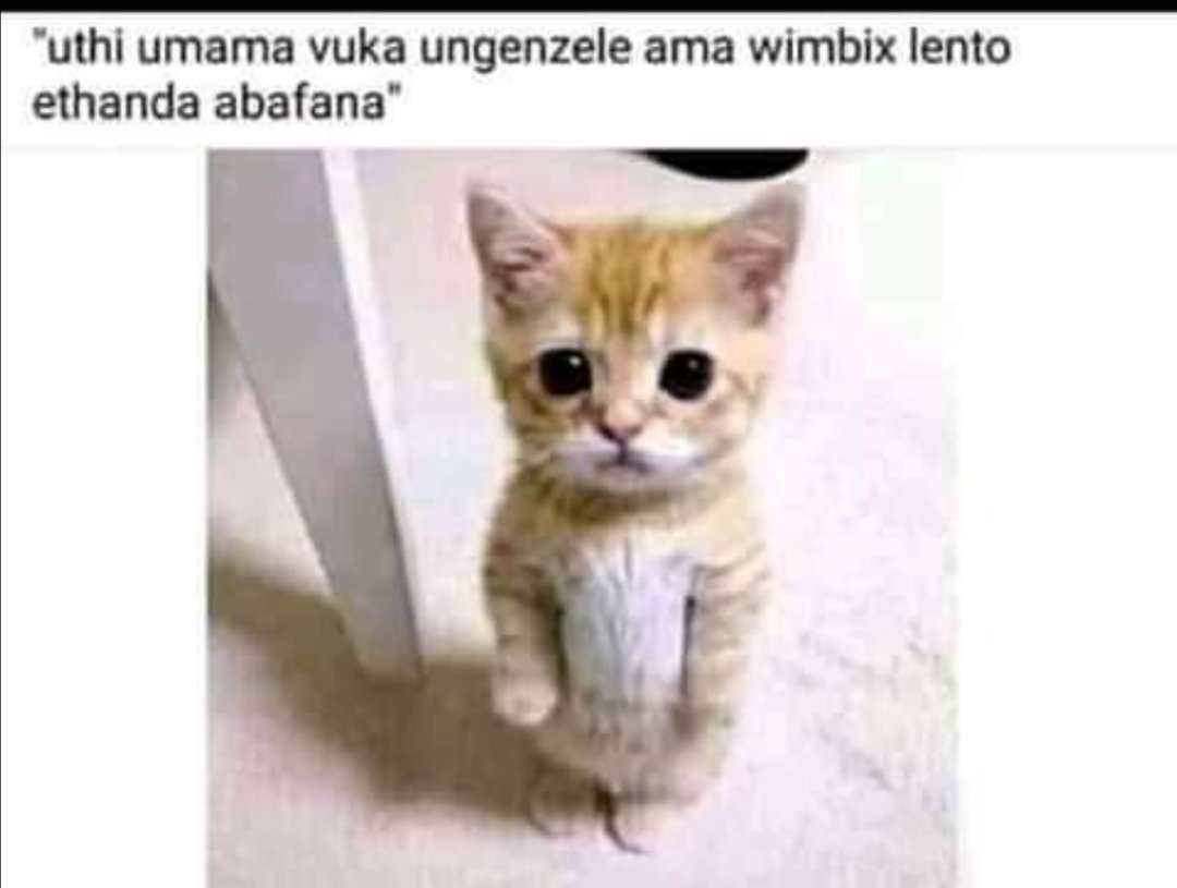 Abafana bangenaphi manje 😂