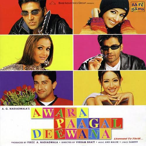 #AwaraPaagalDeewana (2002) by @TheVikramBhatt, ft. @akshaykumar @SunielVShetty @AftabShivdasani @preetijhangiani @amuarora @aartichabria @RahulDevRising @iamjohnylever @SirPareshRawal @sspilgaonkar #Asrani and #OmPuri, now streaming on @NetflixIndia.