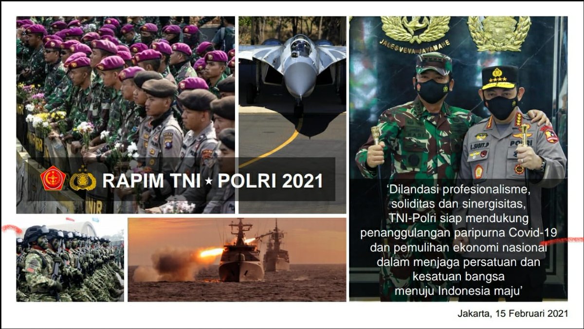 Transformasi Pelayanan Publik Untuk Indonesia Maju #RapimPolri2021