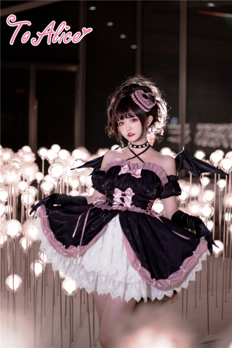 toAlice 魔法少女リボン襟ワンピース ロリータ To Alice - toAlice 魔法少女リボン襟ワンピース セーラー