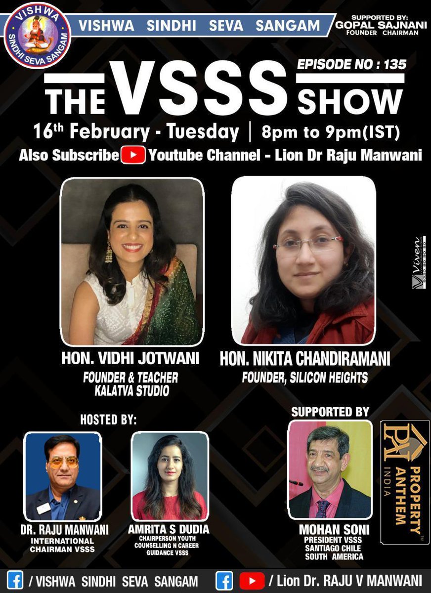 VSSSangam's tweet photo. THE VSSS SHOW https://t.co/61pD23jrDA