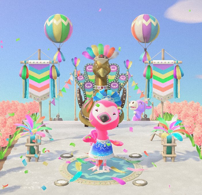 awhoraforflora's tweet photo. Flora and Megan are very excited about FestivalΓ© π #AnimalCrossingNewHorizons #AnimalCrossing #ACNH #acnhfestivale #acFlora #acMegan https://t.co/ZJzRGiAQE0