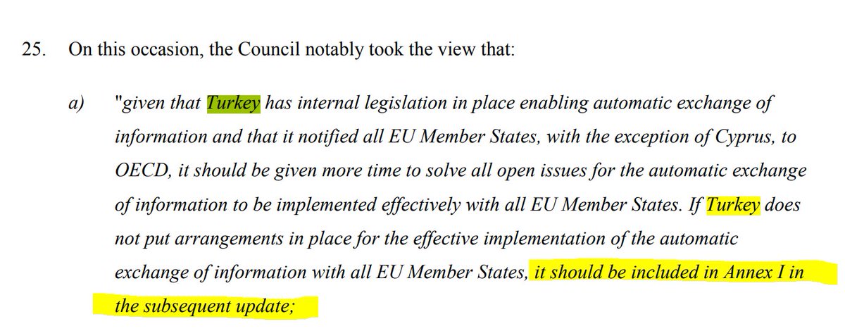 In June 2020, the progress report of the Code of Conduct (those assessing the situation) to the Council, Turkey was mentioned as follows.I don't see how Turkey could still escape the blacklist at this stage. How do you explain this to Panama and Dominica?