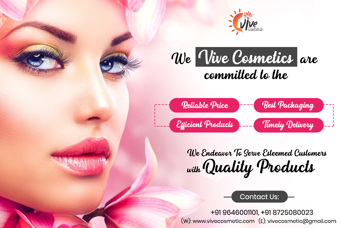 vivecosmetic's tweet image. When it comes to genuine, efficient &amp;amp; reliably priced cosmetic products then no one could beat Vive Cosmetics. We are the most reliable cosmetic company in India right now.

#vivecosmetics #ThirdPartyManufacturing #customformulation #cosmetics