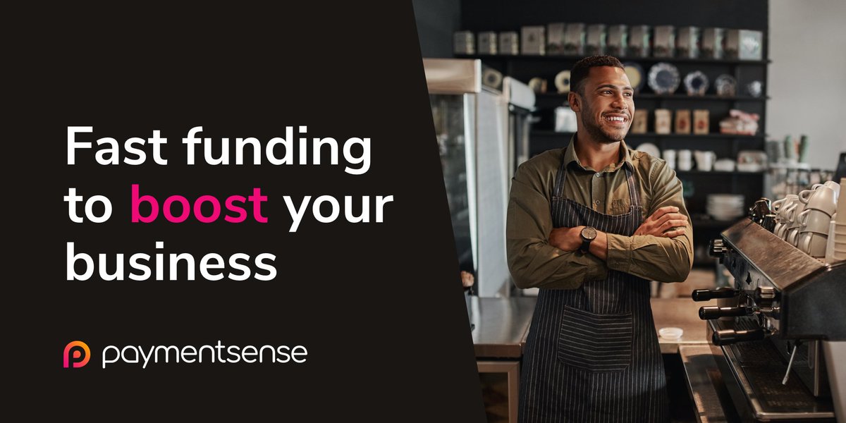 Say hello to Business Funding by Paymentsense and <a href="/YouLendEurope/">YouLend</a>. It’s fast, flexible funding without the faff of a standard bank loan. 

And best of all, you can repay what you borrow as a fixed percentage of your daily card takings. Find out more today: bit.ly/3u624tq