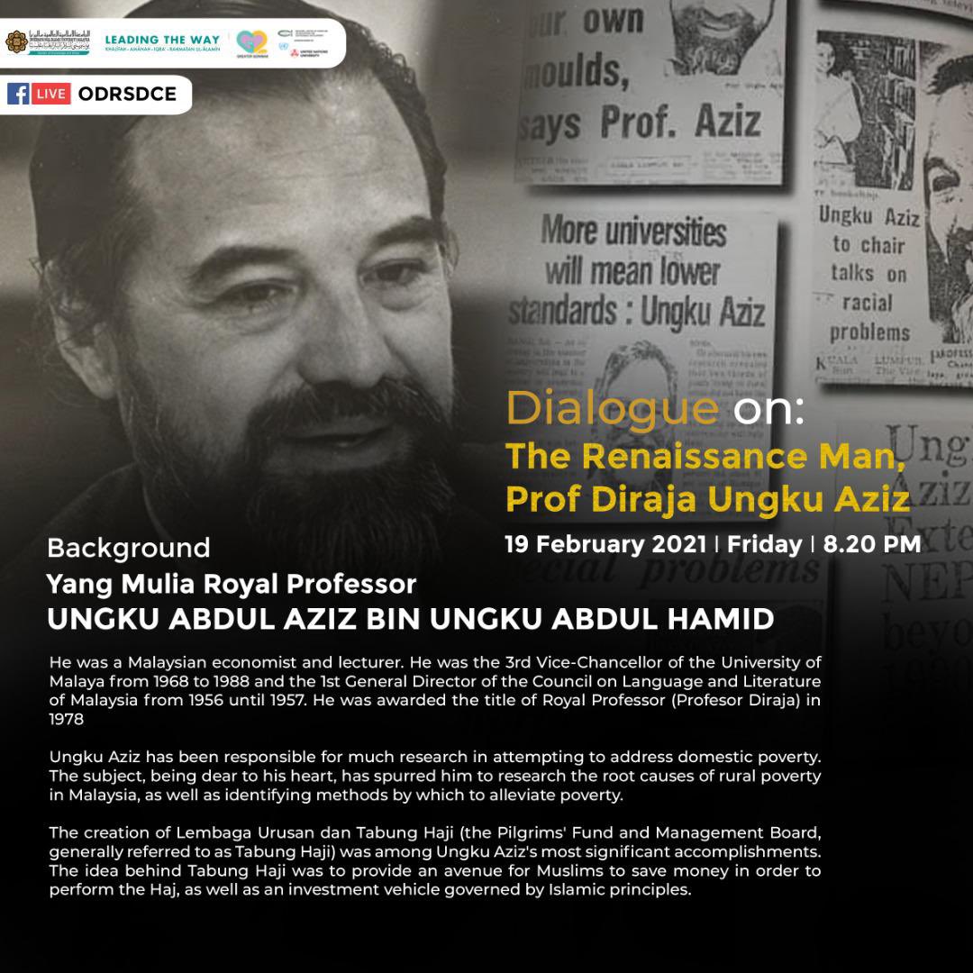 Iium Student Union On Twitter Walking Down The Memory Lane Of Our Late Royal Professor Ungku Abdul Aziz Or Known Dearly As Pak Ungku He Devoted His Life That Revolves Around Addressing
