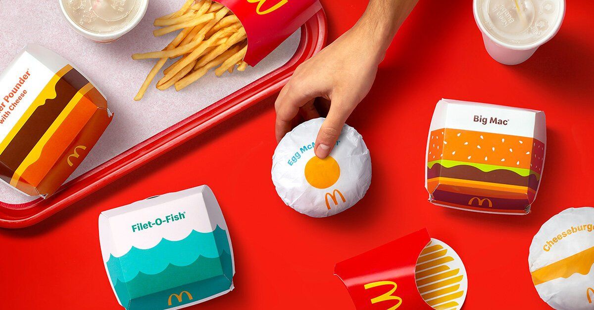 designboom's tweet photo. mcdonalds unveils global packaging redesign with a focus on graphics
https://t.co/g0Wj01uUeV https://t.co/V55quJxzrv