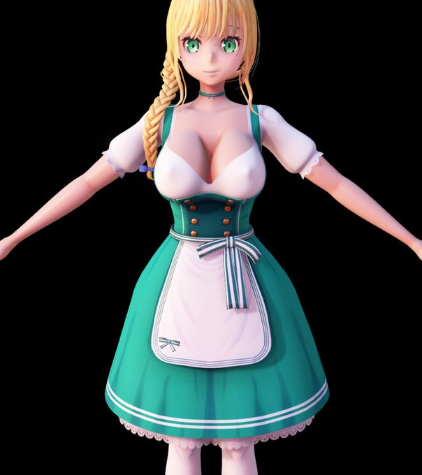 本日の進捗
・昼のエレノアさんハイポリ版作成
・モーフ調整
Ray-mmdで見ると凹凸が分かりやすくて確認用に良いですね。
やはりハイポリの方が良いですなぁ
ぺろぺろ😋
白い肌も濃いめの肌も良き 