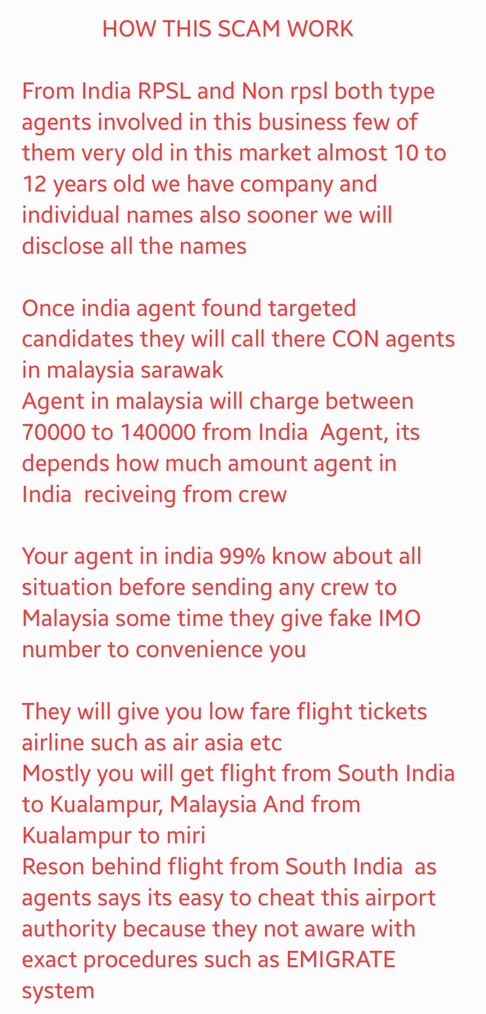 Scam Alert on Twitter: