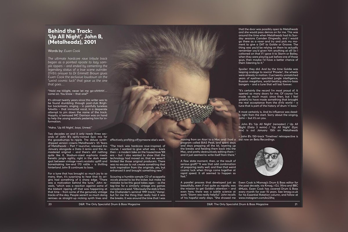 John B talks about the making of 'Up All Night' and how it's evolved into one of the scene’s most recognisable tracks 😎

Big thanks to Ewen Cook for the feature 👊