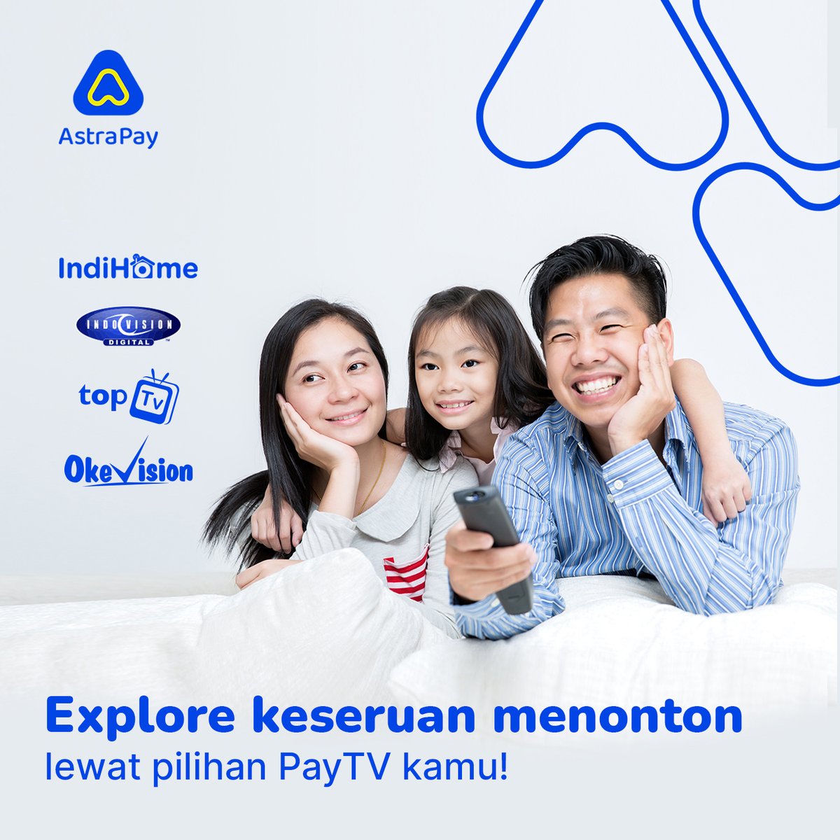 AstrapayID's tweet photo. Serunya menonton, kita bisa explore berbagai hal lewat tayangan film, berita luar negeri sampai pertandingan olahraga dengan tim favorit kamu.⠀
#PintarLebihGampang #Astra #nonton #tvcable #menonton #film #tvberbayar #indovision #okevision #toptv #indihome https://t.co/IphDA9hwAg