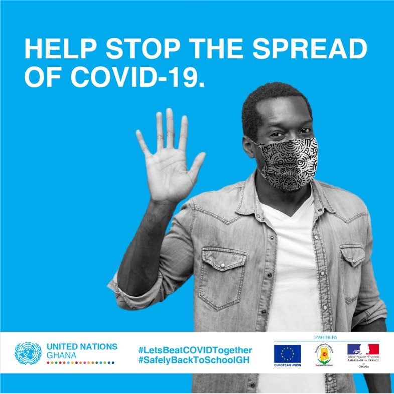 UNAIDS GHANA (@ghanaunaids) on Twitter photo Keeping your loved ones safe starts with you. Always practice the safety protocols everywhere to prevent spreading COVID-19.
#SafelyBackToSchoolGH
#LetsBeatCOVIDTogether
<a href="/_GHSofficial/">Ghana Health Service</a>
<a href="/mohgovgh/">Ministry of Health, Ghana</a>
<a href="/GCNH_Gh/">Ghana Coalition of NGOs in Health</a>
<a href="/WHOGhana/">WHO Ghana</a>
<a href="/WHOAfro/">WHO African Region</a>
<a href="/Dr_NsiahAsare/">Dr. Anthony Nsiah-Asare</a>
<a href="/HealthNestGH/">Ghana Health Nest</a>
<a href="/Allafrica/">allAfrica.com</a>
<a href="/graphicgh/">DailyGraphic GraphicOnline</a> Keeping your loved ones safe starts with you. Always practice the safety protocols everywhere to prevent spreading COVID-19.
#SafelyBackToSchoolGH
#LetsBeatCOVIDTogether
<a href="/_GHSofficial/">Ghana Health Service</a>
<a href="/mohgovgh/">Ministry of Health, Ghana</a>
<a href="/GCNH_Gh/">Ghana Coalition of NGOs in Health</a>
<a href="/WHOGhana/">WHO Ghana</a>
<a href="/WHOAfro/">WHO African Region</a>
<a href="/Dr_NsiahAsare/">Dr. Anthony Nsiah-Asare</a>
<a href="/HealthNestGH/">Ghana Health Nest</a>
<a href="/Allafrica/">allAfrica.com</a>
<a href="/graphicgh/">DailyGraphic GraphicOnline</a>