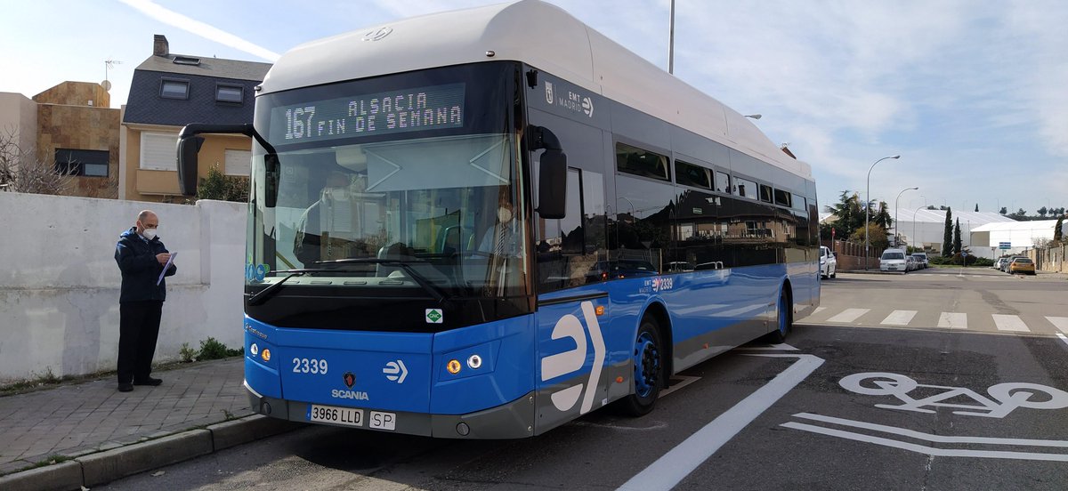 Nueva línea 167 de <a href="/EMTmadrid/">EMT Madrid</a>
Alsacia - Colonia Fin de Semana <a href="/BarrioLasRejas/">Barrio Las Rejas</a>