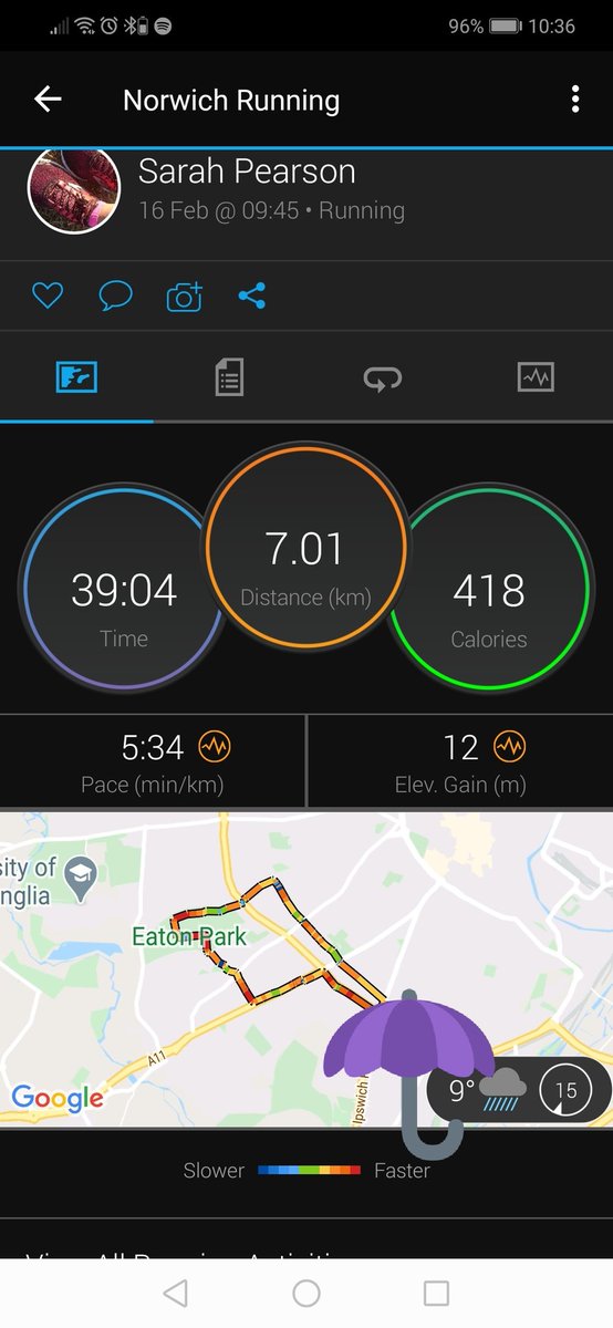 Running2staysa1's tweet photo. Delivery run, it rained, my bag chafed & even the traffic lights annoyed me but my leggings were cheerful. #running2keepthecrazyaway #runningtobeatmyanxiety #runstreak #runningintherain #makingadelivery #tikiboo #littlemiss https://t.co/obo81V1tSw