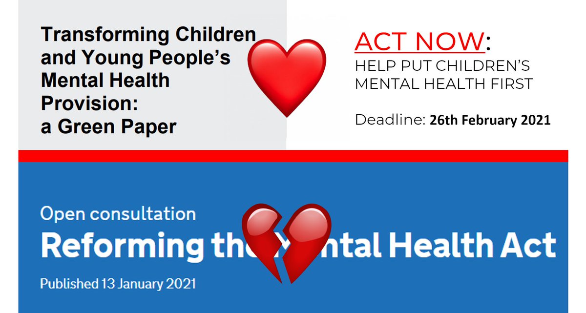 I'm calling on all of my contacts who share my passion for giving children and young people the best possible start in life to join me and take action to ensure early intervention is a priority in  @MattHancock's  @DHSCgovuk Health and Social Care Mental Health Act reforms.1/3