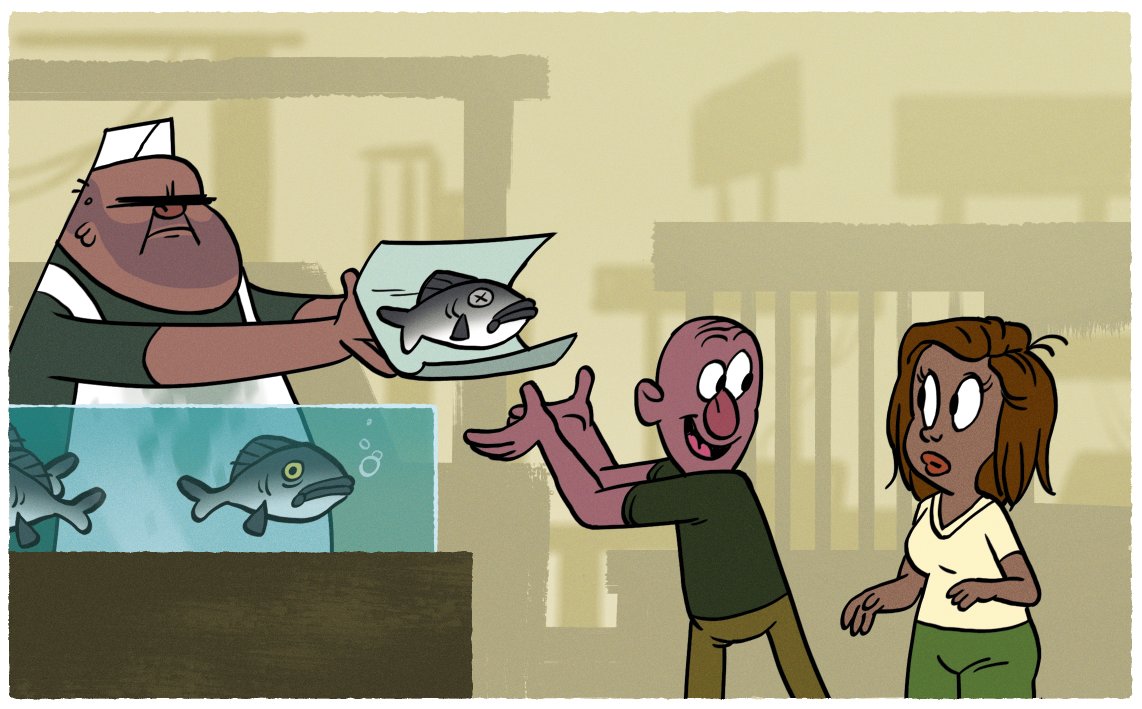 Color is hard. Value is one way to reassess your work. Are your values separating in clear ways that tell your story? Have you grouped your values clearly? Is there value hierarchy to guide the audience's eye to where you want it?