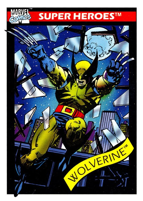 Marvel Universe kart serisinden Wolverine (1990)
