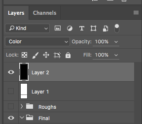I recommend putting a layer filled with black and set to "color" on top of your PS document. It's easy to click on/off while you wrestle colors, bending them to your will. I picked this trick up from  @evelmiina (thank you so much!)