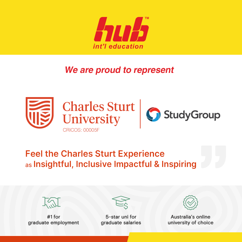 IntlHub's tweet photo. Hub International Education is now a Happy Partner of Charles Sturt University.
#HubintlGlobal #HubintlPerth #HubintlKathmandu #HubintlGujranwala #Hubintl #HubintlSrilanka #HubintlVietnam #HubintlPokhara #HubintlDamak #HubintlChitwan #HubintlDavao #HubintlManila #Hubintl https://t.co/Kf3AaJq8fJ