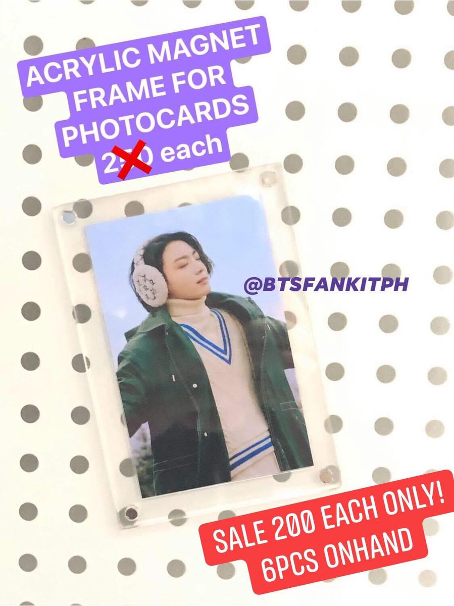 KpopCustomsPH's tweet photo. ACRYLIC FRAMES

4r (Reg postcard size) - 450php
Photocard Size (54x86mm) - 200php

4r(6pcs onhand)
PC(5pcs onhand) https://t.co/XuatXTRdrZ