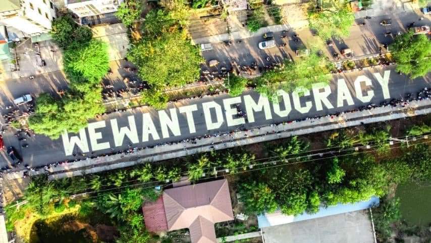 GFatt09379362's tweet photo. #HereTheVoiceOfMyanmar 
#SaveMyanmar 
#WeWantDemocracy https://t.co/E0IiQt1MtY