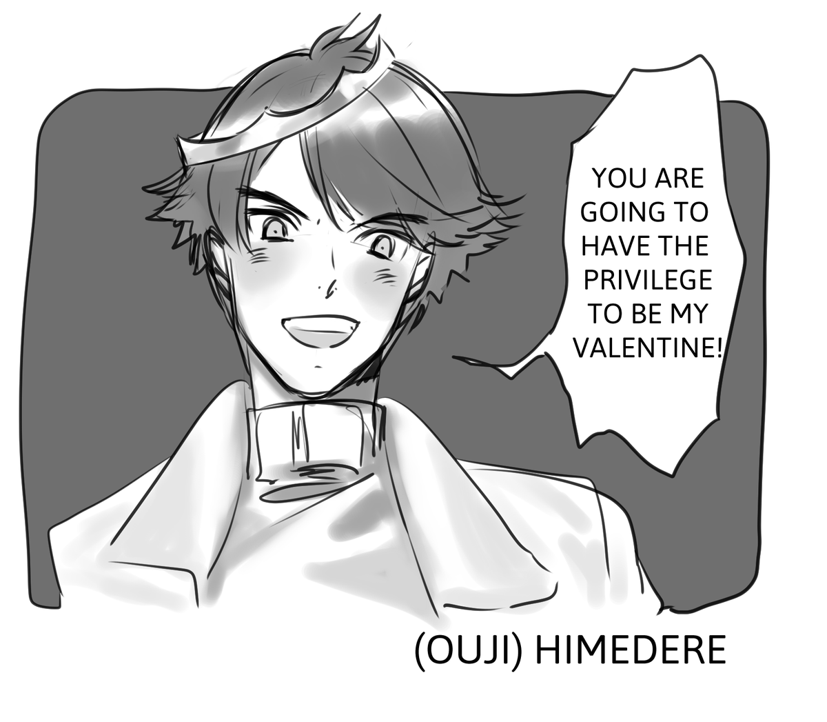 Valentines day feat. some my friends and the (not so) forced anime archtypes on them :3c