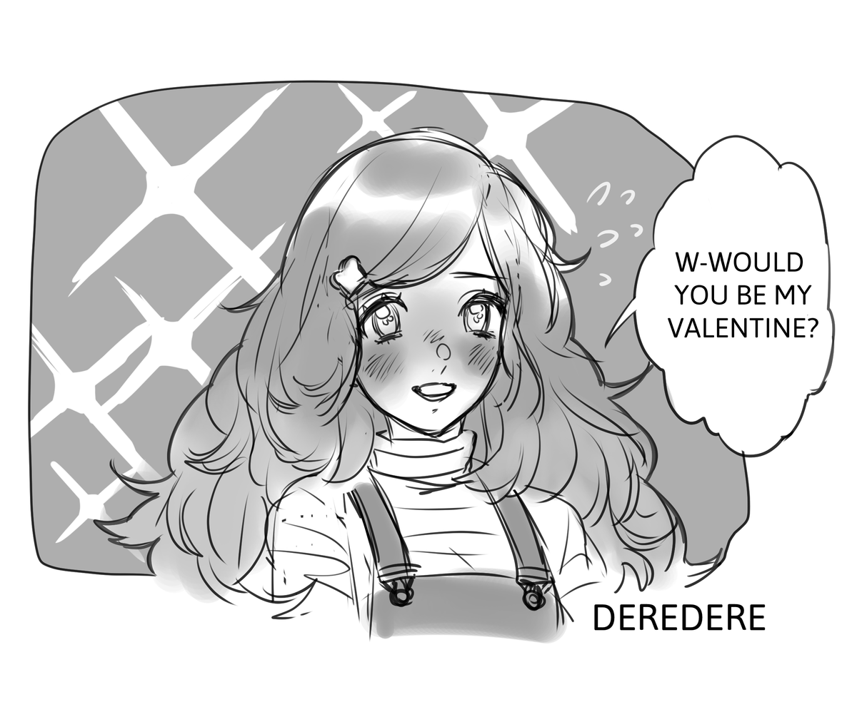Valentines day feat. some my friends and the (not so) forced anime archtypes on them :3c