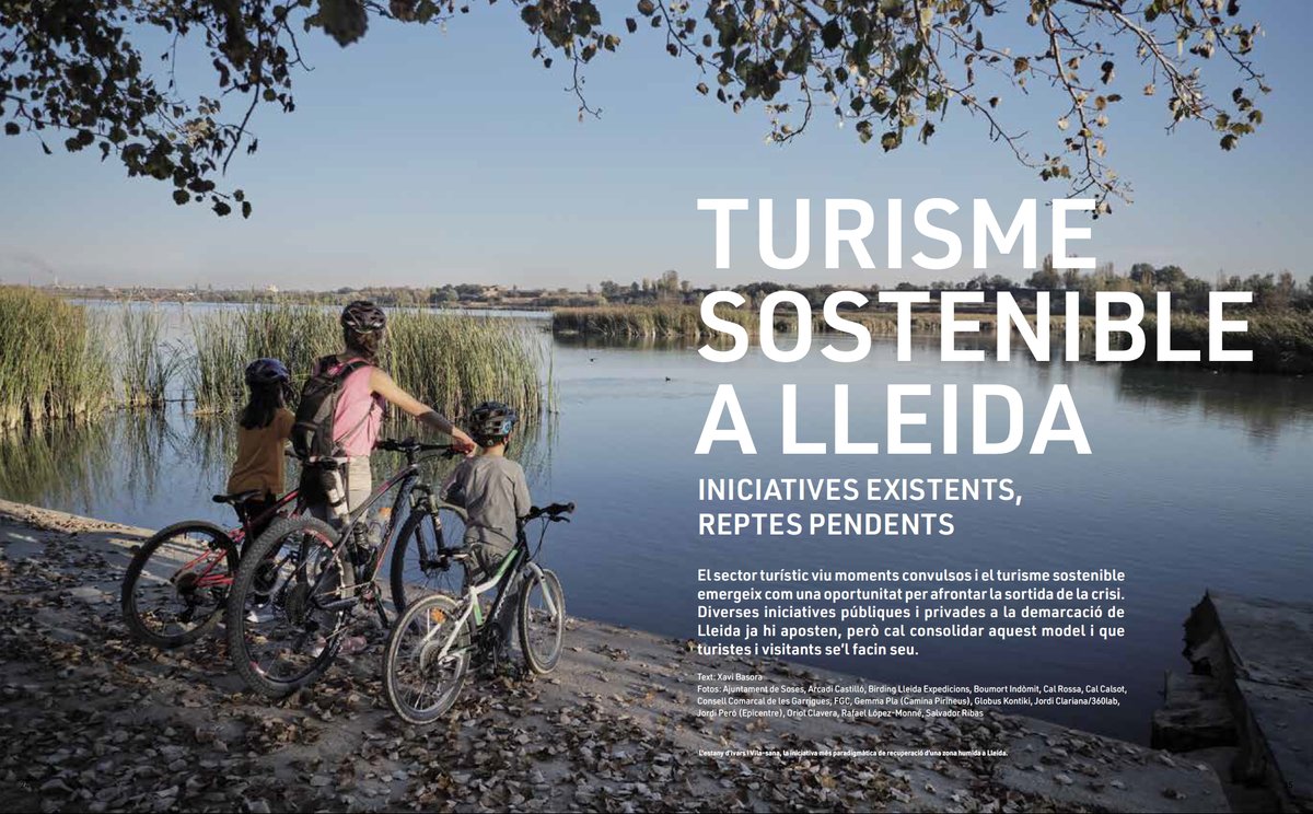 xavierbasora's tweet photo. El nou núm. de la revista @aralleida ja ha vist la llum. Content d'haver-hi contribuït amb l'extens article "Turisme sostenible a Lleida: iniciatives existents, reptes pendents". Us podeu descarregar la revista completa i llegir l'article a https://t.co/fcHR5gSzqr https://t.co/UEwuctezZa